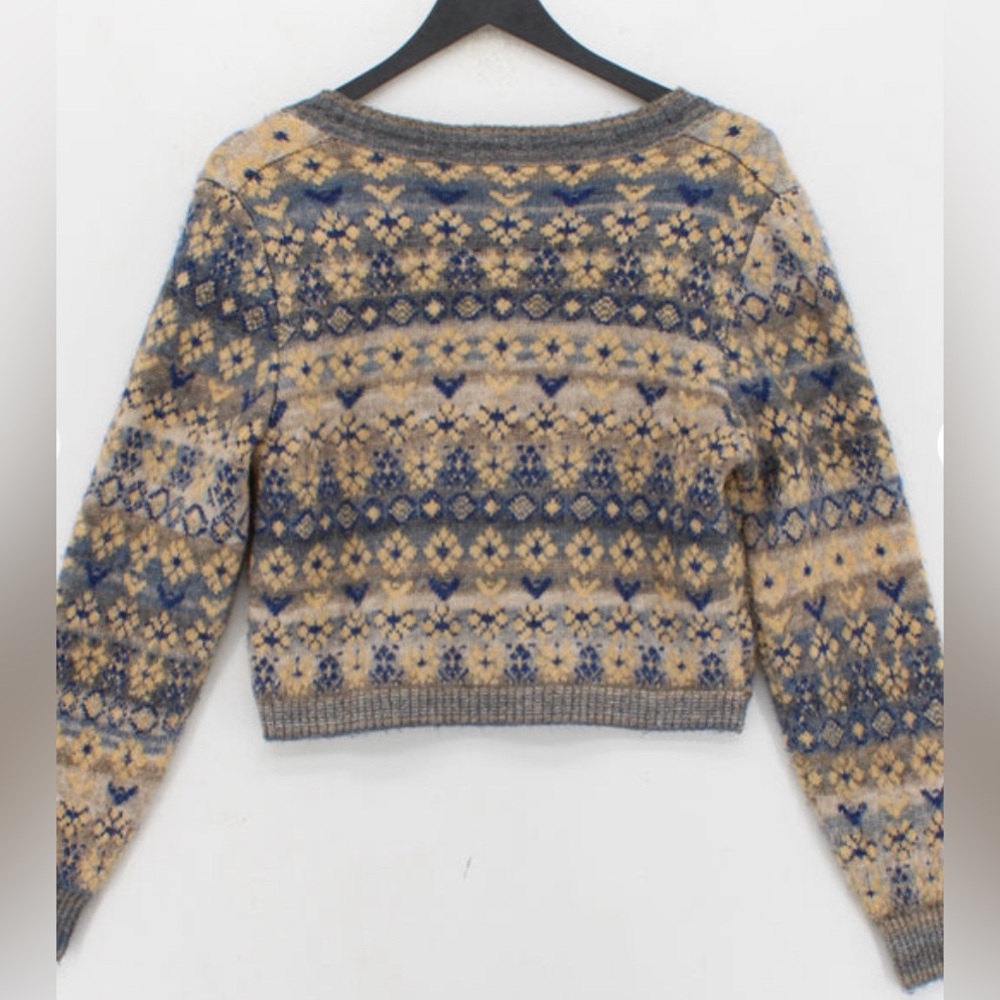 Zara Multicolor Patterned Cardigan - Picture 4 of 4